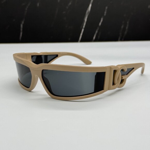 NEW DOLCE&GABBANA DG6198 329287 SQUARE SUNGLASSES DG6198 3292/87 BEIGE - Picture 2 of 9